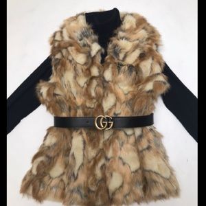 Rachel Zoe fur vest